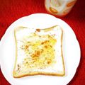 ふうはっちゃん's cooksnap of when they made 簡単♡クリームチーズメープルトースト.