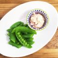 horseland's cooksnap of when they made スナップエンドウの梅マヨ.