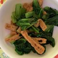 ☆ゆうふみゅう☆'s cooksnap of when they made 簡単！小松菜と油揚げ煮.