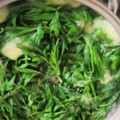 mia★ami's cooksnap of when they made ヨモギのアク抜き.