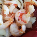 よしゆか62's cooksnap of when they made お酒がススム！エビと玉ねぎのペペロン♪.