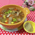 toraちゃん♪'s cooksnap of when they made １０分で簡単☆根菜と枝豆の優しいスープ☆.