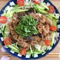 ＊ちょこころね＊'s cooksnap of when they made ぶっかけうどん〜豚バラと茄子のめんつゆで.