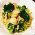 かの吉's cooksnap of when they made ブロッコリーとホタテの塩炒め.