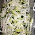 kyokoha's cooksnap of when they made 大根とホタテ、大葉の塩糀マヨサラダ.