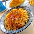 みぃすけママちゃん's cooksnap of when they made マグマスパゲティ 桜エビとからすみで.