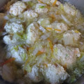 クックABDFZT☆'s cooksnap of when they made スープが決め手！塩ちゃんこ風煮込みうどん.