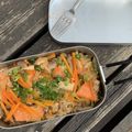 mayu☆mayu☆'s cooksnap of when they made メスティンで鮭としめじの炊き込みご飯.