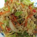 xyzクック's cooksnap of when they made もち麦de鮭明太高菜チャーハン.