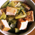 ♪ちいママ♪'s cooksnap of when they made 油揚げ(厚揚げ)と小松菜の煮物＊副菜.
