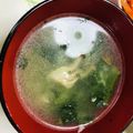 クックMVXCM0☆'s cooksnap of when they made ヘルシー！ほうれん草の味噌汁(チーズ).