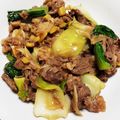 クックY08S17☆'s cooksnap of when they made 牛肉とチンゲン菜の塩にんにく炒め.