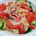 くるみちゃん2013's cooksnap of when they made 疲れていても簡単にできるサラダ冷麦.