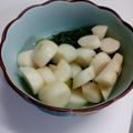 クック39HH28☆'s cooksnap of when they made 簡単にできる間引き大根のお漬物♬.