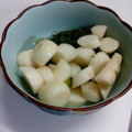 クック39HH28☆'s cooksnap of when they made 簡単にできる間引き大根のお漬物♬.