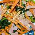 パピヨンさん's cooksnap of when they made ほうれん草と人参の炒めもの.