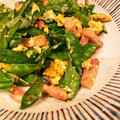 mamachun's cooksnap of when they made 絹さやとベーコンの卵炒め.