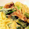 mayuryu's cooksnap of when they made 豆乳カルボナーラ.