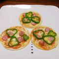 YCHキッチン's cooksnap of when they made 餃子の皮アレンジ☆フライパンでミニピザ.