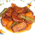 ひろ４７'s cooksnap of when they made いんげんとさつま揚げの煮物.