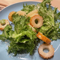Natsu＊Fuyu's cooksnap of when they made わさび菜とちくわのマヨネーズ和え.