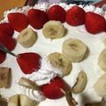 ミィ花's cooksnap of when they made 超簡単カットフルーツでスコップケーキ♡.