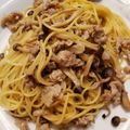 nosuya's cooksnap of when they made ガーリック醤油バター風味のパスタ.