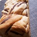 ぽんぽこ♩'s cooksnap of when they made あん食パン～黒糖きな粉粒あん三つ編みパン.