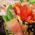 なるえり☆キッチン's cooksnap of when they made スナップエンドウのベーコン巻き♪.