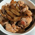 食いしん坊山ガール's cooksnap of when they made メイン材料２つ調味料２つ！味浸み鶏ごぼう.