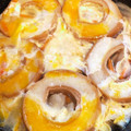 サンタJr's cooksnap of when they made 車麩の卵とじ.