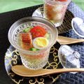 みほの☆'s cooksnap of when they made 冷たい前菜♡鶉卵と枝豆・鰻のゼリー寄せ.