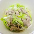 meechan_y's cooksnap of when they made レンジで☆豚バラねぎ.