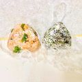 komutatata's cooksnap of when they made ✿鮭＆大葉✿おにぎり.