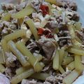 Maverick_'s cooksnap of when they made 季節のお惣菜♪フキと豚コマ肉の炒め煮❀.