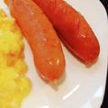 粉☆早's cooksnap of when they made スクランブルエッグとボイルウインナー.