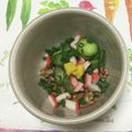 おはなすき's cooksnap of when they made きゅうりとカニかまの納豆あえ♪.