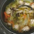 クックプ～'s cooksnap of when they made 簡単ヘルシー鶏団子スープ、鍋.