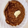 菓子丸キッチン's cooksnap of when they made 木綿豆腐＆ＨＭでもちもちパンケーキ.