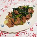 バカリャウ's cooksnap of when they made 【農家のレシピ】葉玉ねぎと砂肝の甘辛炒め.