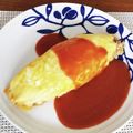 ペキのリリー's cooksnap of when they made きれいに包める♪ミートオムライス.