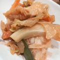 tontonmii's cooksnap of when they made 春野菜と鶏肉のピリ辛味噌炒め.