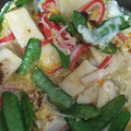 アロエもりもり's cooksnap of when they made 簡単♪高野豆腐と絹さやの卵とじ★.