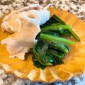 momoetsu's cooksnap of when they made ほうれん草の豚しゃぶサラダ.