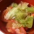 ベティ３'s cooksnap of when they made トマト＆レタスのナンプラースープ.