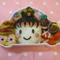 ＴＷＯＨＥＡＲＴＳ's cooksnap of when they made キャラ弁♪ニコニコおにぎり運動会弁当＾＾.