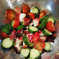 jsai's cooksnap of when they made 簡単☆タコと胡瓜の塩昆布ごま油和え.