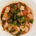 meechan_y's cooksnap of when they made おつまみに♪甘海老の明太子和え.
