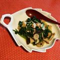 神風＊'s cooksnap of when they made きのことほうれん草のアンチョビ炒め.