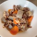 ☻せなたろす☻'s cooksnap of when they made にんにく香る✿牛肉大根の炒め煮.